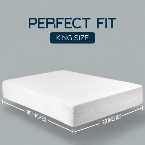 Bulk 10-Pack King Size Hotel Mattress Encasement 100% Waterproof - Image 2