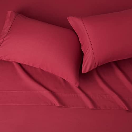 Amazon Basics Breathable Microfiber 4-Piece Bed Sheet Set, Machine Washable - Image 3