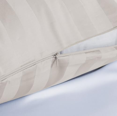 100% Egyptian Cotton Pillow Protectors Set of 2 Queen Size - Image 4