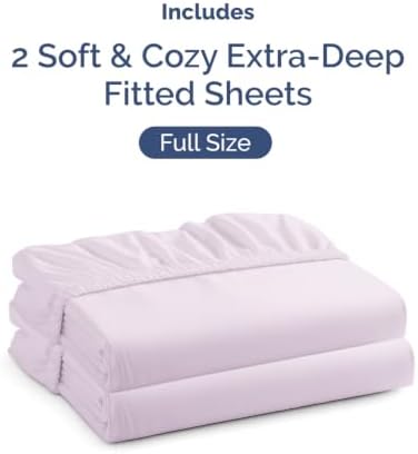 CGK Linens 2 Pack Extra Deep Full Fitted Sheets - Image 4