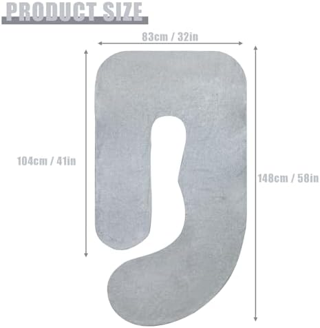 TANOFAR Pregnancy Pillow Cover J Shaped - Image 6