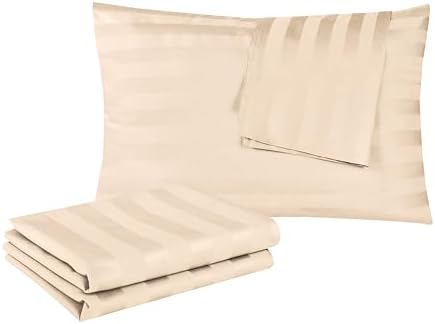 100% Egyptian Cotton Standard Size Pillow Protectors by ShunjieHome