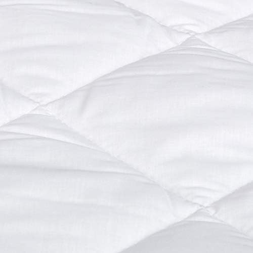 Amazon Basics Hypoallergenic Quilted Mattress Topper Pad, 18 Inches Deep - Image 5