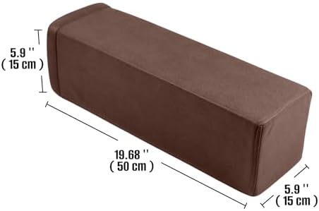 2 Pack Couch Arm Rest Pillow, High Density Foam Armrest Cushion, Removable & - Image 6