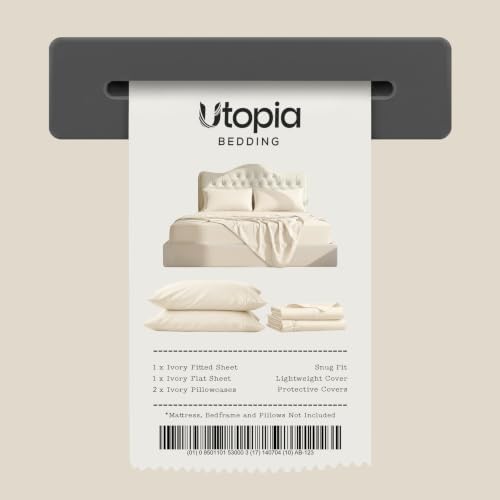 Queen Sheets Set, 4 Pieces 16" Deep Pocket Hotel Luxury Bed Sheets - Image 6