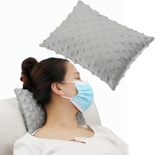 Small Neck Pillow for Recliner Chair, Tiny Head Pillows for Sleeping Mini Neck by Heal+n+Hope