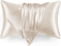 Love's cabin Satin Pillowcase Set of 2 King Size 20x36, Cooling Pillow Covers by Lovescabin