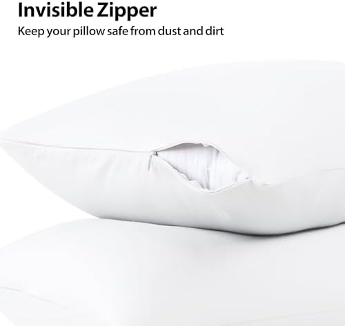 100% Cotton Zippered Body Pillow Protectors 1 Pack - Image 6