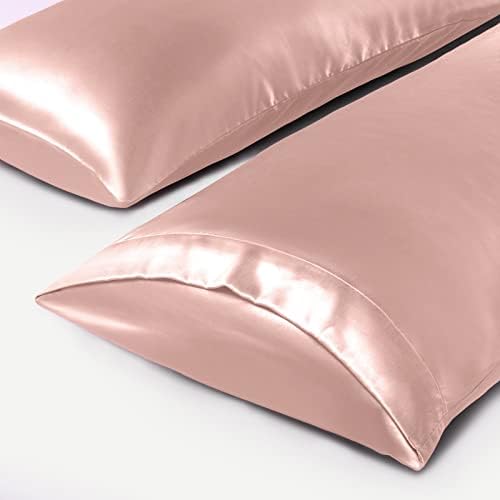 TREELY 1 Pack Satin Pillow Covers 20x48 Inches - Image 2