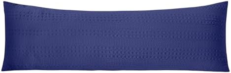 100% Coton Waffle Weave Body Pillow Pillowcase 1 Pack, Ultra Soft Aesthetic - Image 6