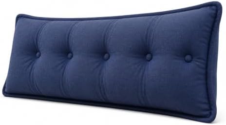 WOWMAX Headboard Pillow Queen Bolster Reading Pillow by WOWMAX