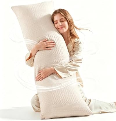 YZ HOME Waffle Weave Body Pillow by YZHOME