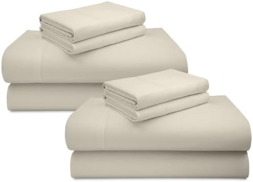 California Design Den 2 Pack Luxury 600 Thread Count King Sheets Set by CaliforniaDesignDen