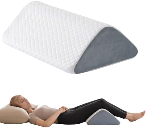 Knee Wedge Pillow 6.3'' for Post-Surgery Recovery-Leg Elevation Support for by Ganondorf