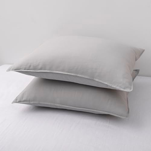 CHUFFED Linen Pillowcases 2 Pack 100% Linen Standard Pillow Cases, Breathable - Image 7