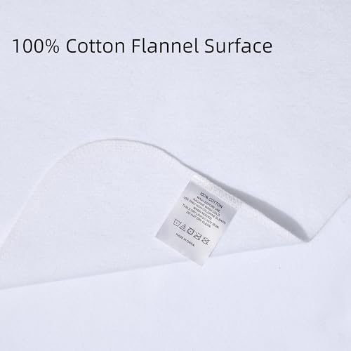Waterproof Crib Pad, Reusable Incontinence Flannel Crib Protector - Image 6