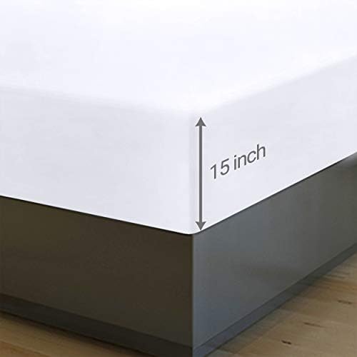 Pack of 6 King Fitted Sheet, Fits Up to 15 Inch Deep Pocket - Image 5
