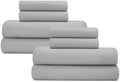California Design Den 2 Pack Organic Cotton Queen Sheet Set, Light Grey by CaliforniaDesignDen