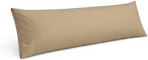 Cotton Delight Organic Cotton Body Pillow Cover 20x54 – 600 Thread Count Sateen by Cotton+Delight