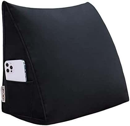 Small Triangular Reading Pillow Bed Wedge Headboard Pillow, Back Support Pillow - Image 3