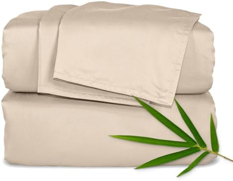 Pure Bamboo Queen Sheets, Genuine 100% Organic Viscose Derived from Bamboo Bed by PureBamboo