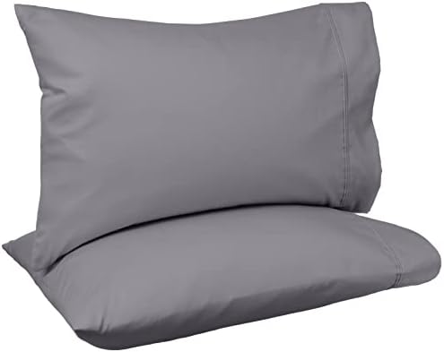 Amazon Basics 400 Thread Count 100% Cotton Pillow Cases, Wrinkle Resistant by AmazonBasics