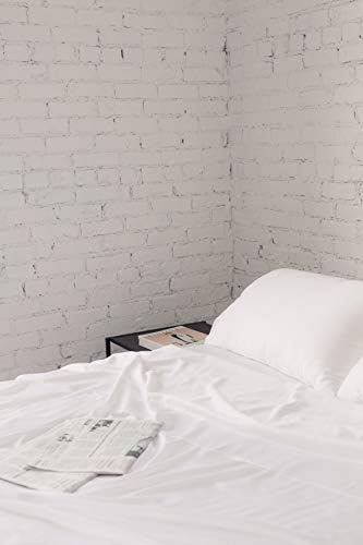 Cozy Earth Luxury Bed Sheet Set - 100% Viscose from Bamboo Fabric, Ultra-Soft & Breathable, Fits Regular & Deep Pocket Mattresses up to 20" - 4 Pieces California King Sheet Set White