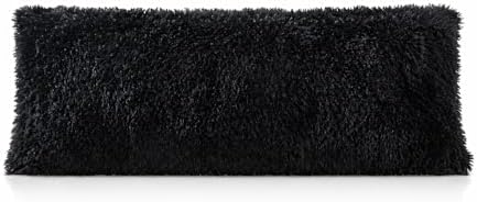 REAFORT Long Hair Faux Fur Body Pillow Cover 21"x54", Hidden Zipper - Image 2