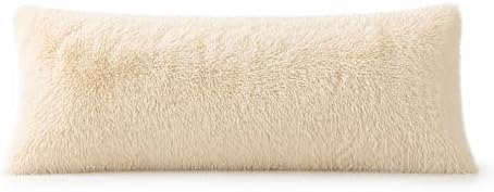 Reafort Luxury Long Hair, PV Fur, Faux Fur Body Pillow Cover/Case 21inx54in - Image 2