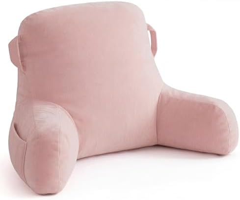 Reading Pillow for Bed, Back Pillow for Bed Sitting Up, Lumbar Support Pillow by Unknown