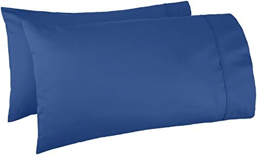 Amazon Basics 400 Thread Count 100% Cotton Pillow Cases, Sateen Weave, King Size by AmazonBasics