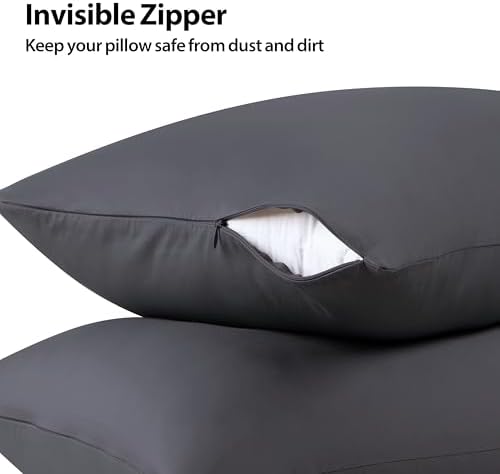 100% Cotton Zippered Body Pillow Protectors 1 Pack - Image 4