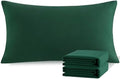 NTBAY Microfiber King Pillowcases, 2 Pack, 20 x 40, Dark Green by NTBAY