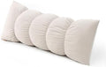 Pat. Pend. Long Bed Pillow for Side Sleepers, 39 Inch, Misty White by Ailuteie
