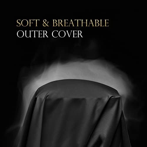 Cooling Side Sleeper Curved Pillowcase King 1 Pack 20 * 36 Black - Image 4