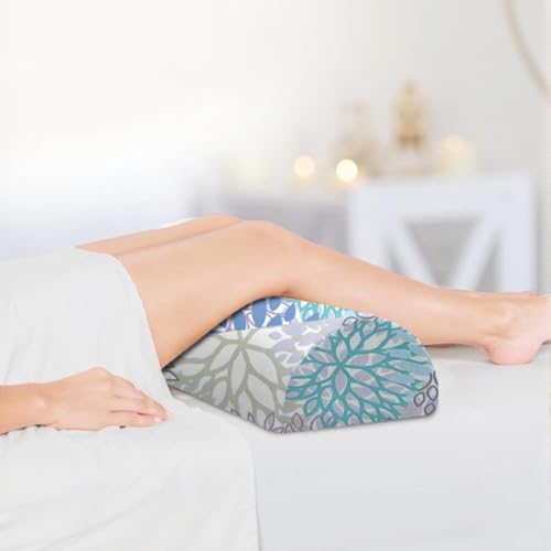 Knee Pillow for Back Sleeping – Half Moon Bolster Pillow for Legs, Under Knee - Image 5