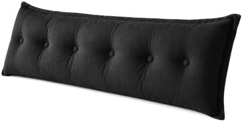 WOWMAX Headboard Pillow Queen Bolster Reading Pillow by WOWMAX