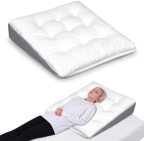 Extra Wide Bed Wedge Pillow, Soft Top by TANYOO