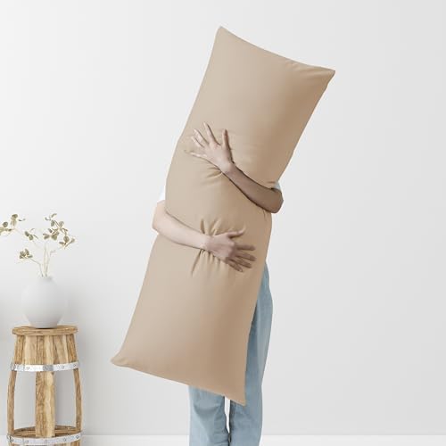 100% Egyptian Cotton Body Pillow Cover Long Pillow Case 600 Thread Count - Image 6