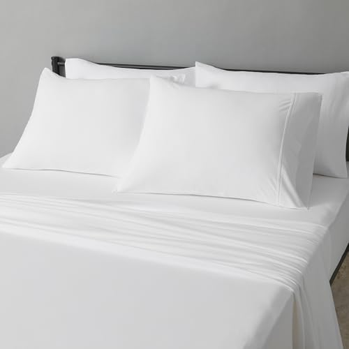 Amazon Basics 100% Cotton Jersey Bed Sheet Set, Breathable, Machine Washable by AmazonBasics