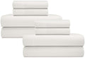 California Design Den 2 Pack Organic Cotton Full Bed Sheets Set, True Ivory by CaliforniaDesignDen