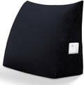 Small Triangular Reading Pillow Bed Wedge Headboard Pillow, Back Support Pillow by Bncktrd
