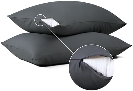 100% Cotton Zippered Pillow Protectors King Size - Image 6