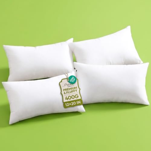 Ashler 12x20 Pillow Inserts, Lumbar Pillow by AshlerHomeDeco