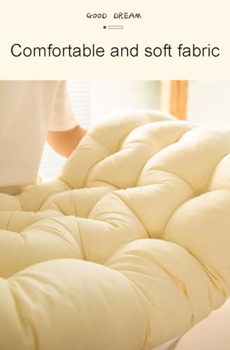 College Dorm Bed Bolster Pillow Long Reading Rectangular Headboard Pillow - Image 5
