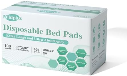 MILDPLUS 30" x 36" Disposable Bed Pads, Super Thicker Underpads - Image 2