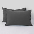CHUFFED Linen Pillow Cases 2 Pack 100% Linen Queen Pillowcases, Breathable and by Chuffed