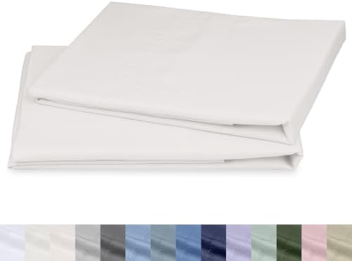 California Design Den 100% Organic Cotton 2-Pack Pillowcase King Size by CaliforniaDesignDen