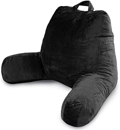 Milliard Reading Pillow with Arms, Cozy Shredded Memory Foam Back Pillow by Milliard