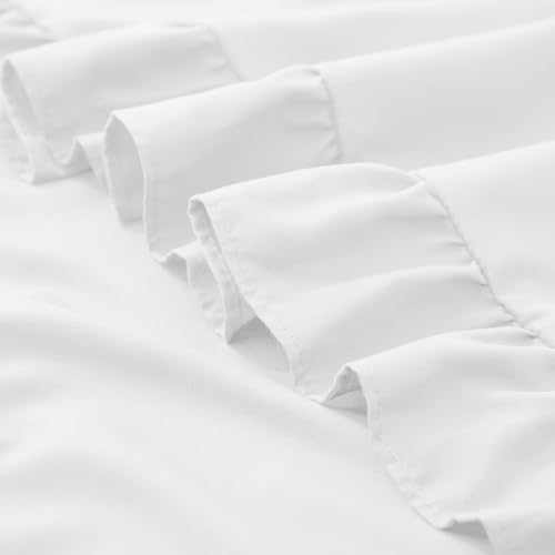 KKJIAF 2 Pack Ruffle Pillow Cases 24x24 Inches - Image 7